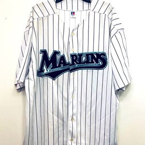MLB licensed Russell athletic Florida marlinjersey